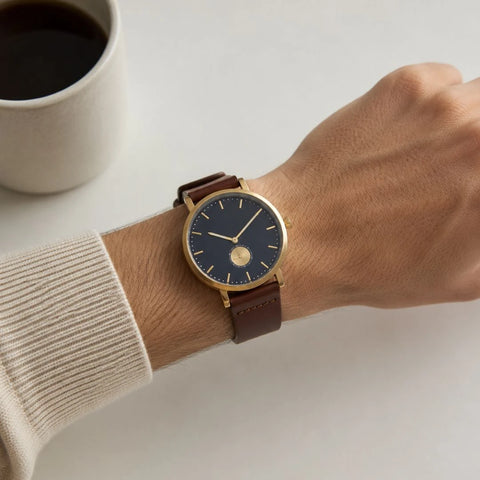 Kaoru Navy/Tan