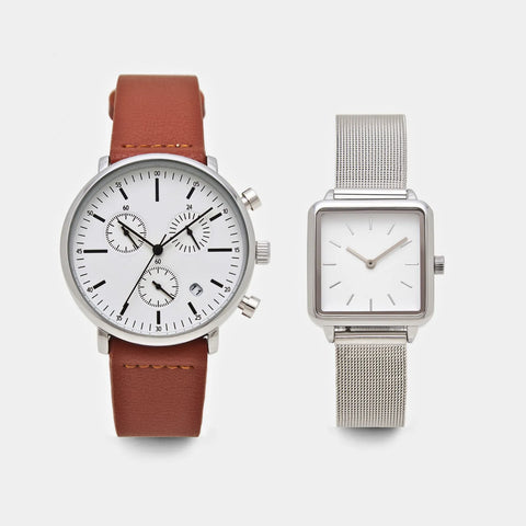 Preppycore Couple Watch