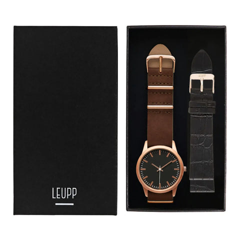 Walnut & Black Croc | Ikeda Gift Set