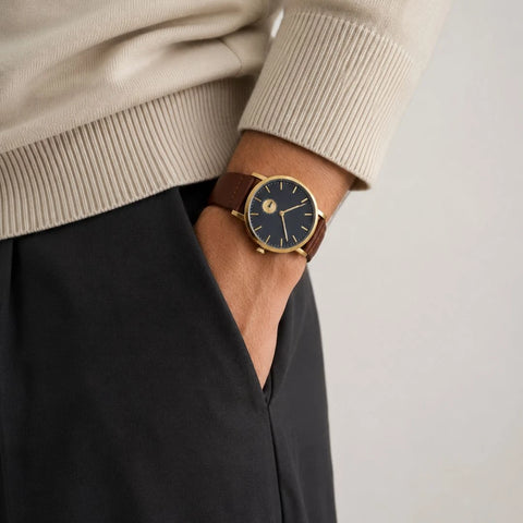Kaoru Navy/Tan